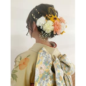 成人式/卒業式/ヘアセット/着付け