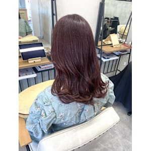 大人可愛い/ボルドーカラー/カシスカラー