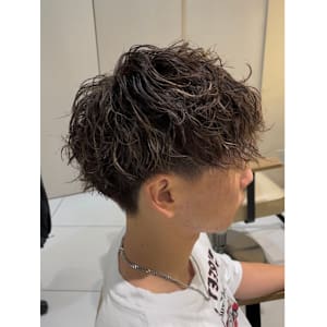 波巻きパーマ/メンズパーマ/波巻きスパイラルパーマ/本厚木駅