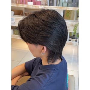 メンズ曲がる縮毛矯正/ストレートパーマ/前髪縮毛矯正/本厚木