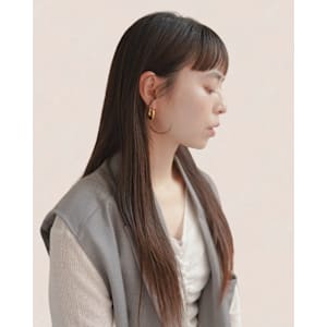 新宿/新宿美容室/ボブ／ショート/カットカラー／縮毛矯正