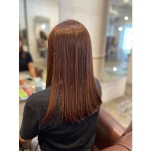 アプリコットオレンジブリーチなし