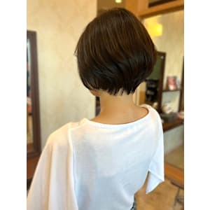 【MICHI 富田店　杉本 郁美】ショートボブ　大人ショート