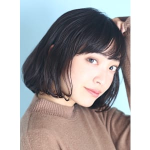 40代デザインカラーオリーブベージュ小顔レイヤーボブ - INCEPTION  GINZA 銀座【インセプション】掲載中