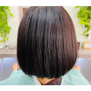 ボブ×オーガニックカラー