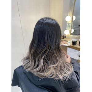 ≪marina≫バタフライチップハイライト/ホワイトベージュ