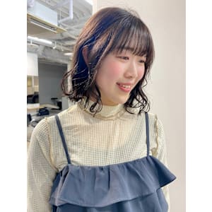 ボブパーマ/ミニボブ/切りっぱなしボブ名駅/名古屋