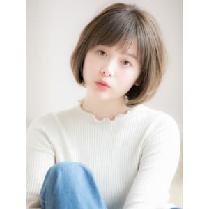 【monaco】30代ベース顔さんにオススメなふんわりボブ