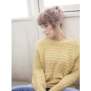 ラフカールアップ×ノットヘア