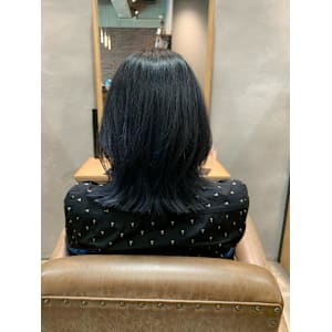 ネイビーブルー×ウルフ