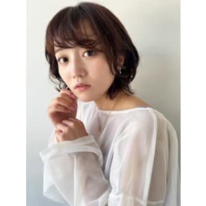 肩上カールボブ