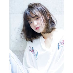 ブランジュ　大人かわいい　大人ボブ　前髪