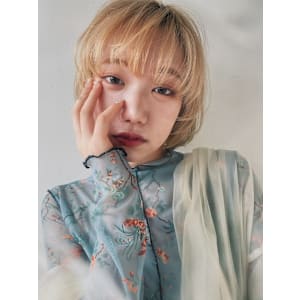 顔周りレイヤーで遊ぶミニマムボブ