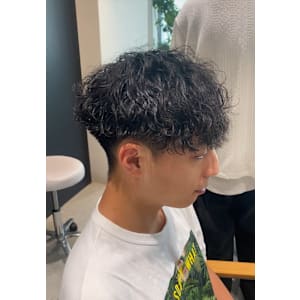 カジュアル波巻きパーマ