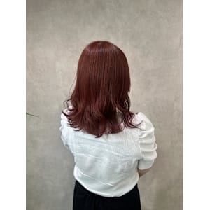 miu　ブリーチ無しレッドカラー