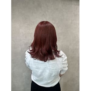 miu　ブリーチ無しレッドカラー