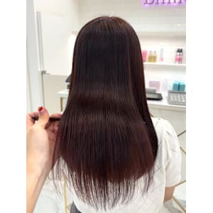 ピンクカラー×ツヤツヤサブリミック髪質改善＊まゆ