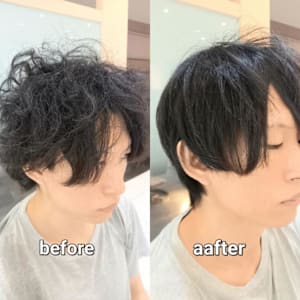 メンズの縮毛矯正