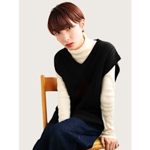 [金沢駅/ブリーチなしダブルカラー/ボブ/ショートボブ]