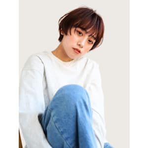 [金沢駅/ブリーチなしダブルカラー/ボブ/ショートボブ]