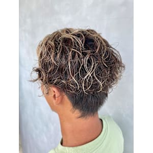 ハイライトパーマ/メンズパーマ/サーフ