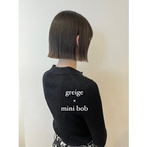 あごラインminiボブ　【担当神野】