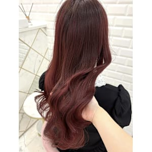 ブリーチなしでかわいいピンク＊まゆ