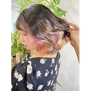 ３色インナーカラー