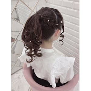 編み込みポニーテール＊まゆ