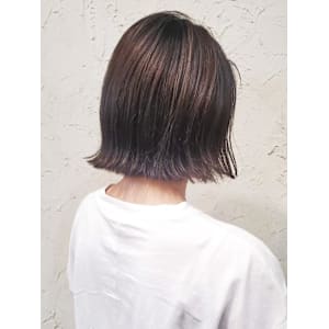 【Flor_戸塚】*切りっぱなしボブ＋アッシュグレージュ*