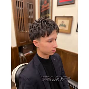 ツーブロックショート