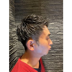 アップバングショート