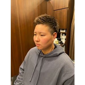 アイロンパーマショート