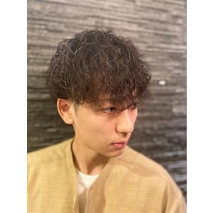 ツイストスパイラルパーマ×マッシュ