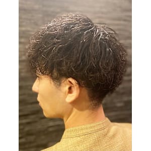 ツイストスパイラルパーマ×マッシュ