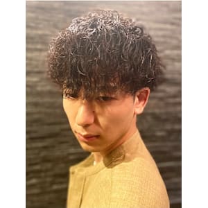 ツイストスパイラルパーマ×マッシュ