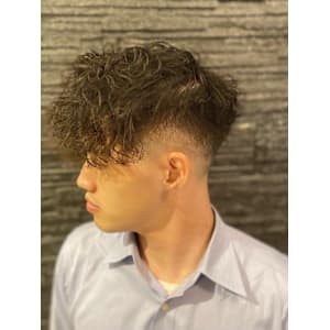 スパイラルパーマ×バーバースタイル×針金パーマ