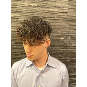 スパイラルパーマ×バーバースタイル×針金パーマ