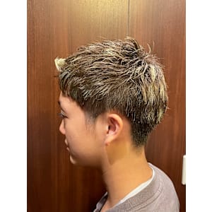 アップバングスタイル