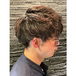 マッシュ×パーマ