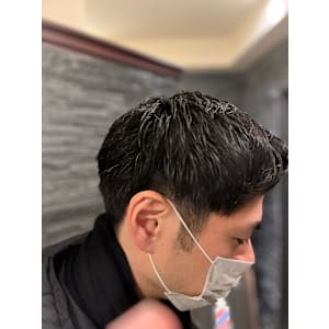 73ツーブロックショート