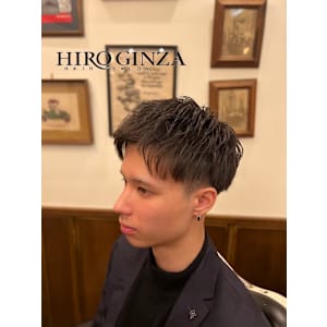 ツーブロックショート