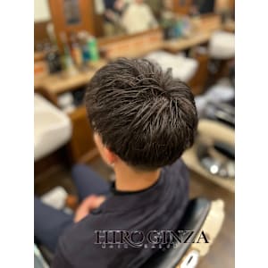 ツーブロックショート