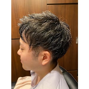 形状記憶パーマでセット