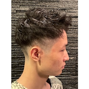 アップバングスタイル