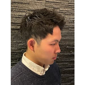 アップバングスタイル