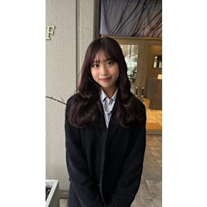 ロング ボルドーカラー