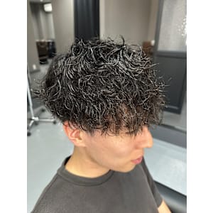 スパイラルパーマ　メンズ