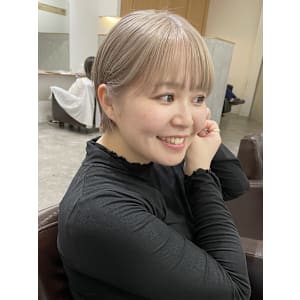 ミルクティーベージュ/ショート/ショートヘア◎下北沢