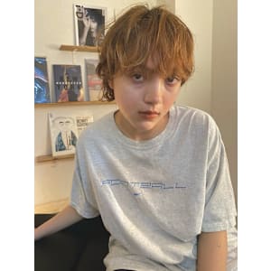 ニュアンスショート_ケアブリーチ_パーマ_下北沢